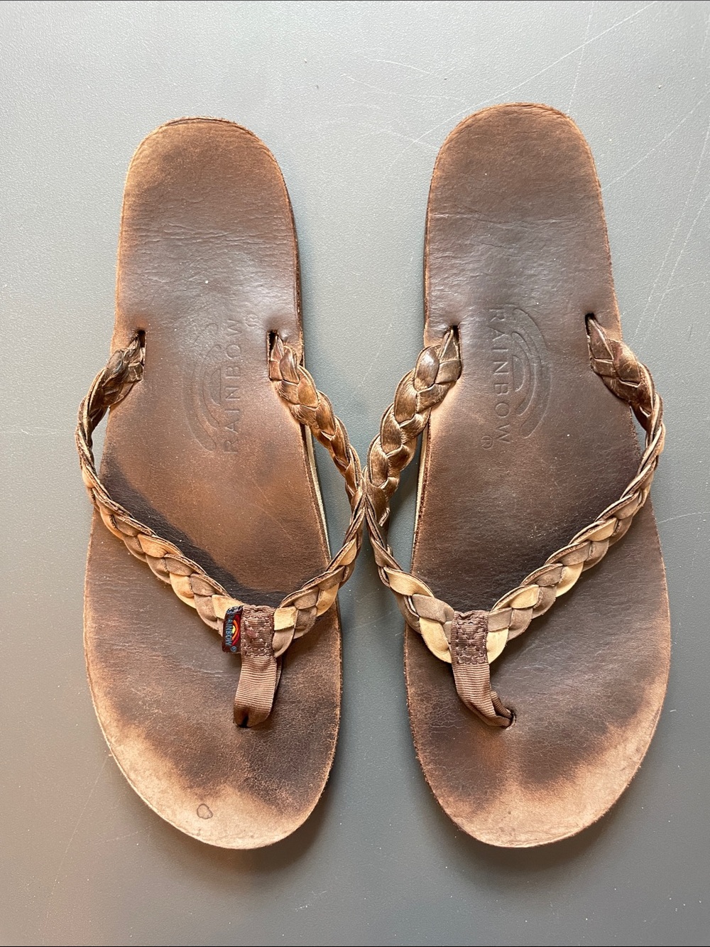 Rainbow Sandals Twisted Sister Double Braided Leather Sandal
